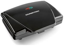 GOURMETmaxx Waffeleisen Belgische Waffeln 750W schwarz inkl. Kontrollleuchten