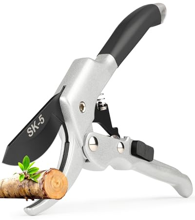 Acual Premium Garden Secateurs, Razor Sharp, Lightweight Bypass Secateurs，Ideal for General & Fine Pruning, Plants, Hedges, Flower Arranging - SK5 High Carbon Japanese Steel