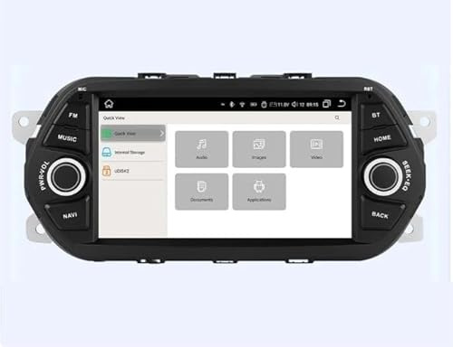 ESTOCK1 ANDROID 14 autoradio navigatore COMPATIBILE per Fiat Tipo 2015-2017 Carplay GPS 7 USB WI-FI Bluetooth Mirrorlink color Nero CAR TABLET radio