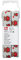 Prym Woven Teddy mit Herz 20 mm, Polyester, Grau/Rot, 12,5 x 4,5 x 3 cm