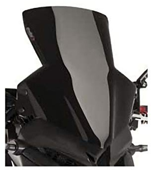 Puig 9687N New Generation Naked Sport optimierte Aerodynamik, Schwarz