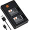 DSTE 2PCS NP-BK1 (1300mAh/3.7V) Battery Charger Set Compatible for Sony Cyber-shot DSC-S750,DSC-S780,DSC-S850,DSC-S950,DSC-S980,DSC-W180,DSC-W190,DSC-W370