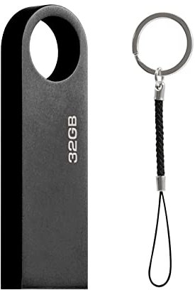 USB Stick 32gb, Lustig Speicherstick 32GB Wasserfest USB Flash Drive USB-Sticks 32 GB mit Schlüsselanhänger für Schule Büro Auto PC Laptop