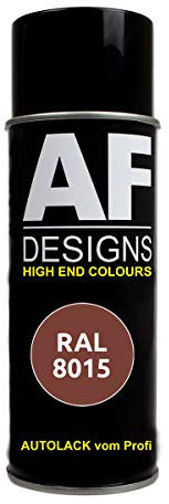 Alex Flittner Designs RAL Bombe de Peinture pour Voiture RAL8015 Marron Clair Brillant
