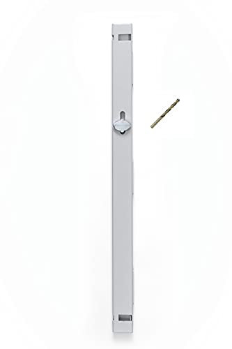 Guardianite File Cabinet Locking Bar. Fits 2 Drawer File Cabinets. Includes Cobalt Drill Bit. (Gray)