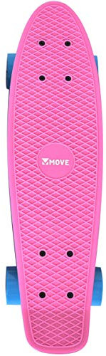 move Skateboard Old School Retro 57,5 cm aluminiumrosa