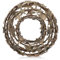 com-four® Rebenkranz mit Sternen - Deko-Tischkranz aus Zweigen - natürlicher Türkranz zum selber Schmücken - DIY Naturkranz als Tischdeko, Fensterschmuck, Türhänger (1 Stück - Ø 40cm braun Sterne)