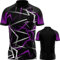Arraz Flare Dartshirt Black & Purple M