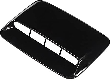 Universal Car Hood Scoop Decorativo Air Flow Aspirazione Bonnet Turbo Air Vent Trim Cover Copertura Decorativa per Presa d’aria per La Sostituzione Della Modifica Dell'Automobile(Nero)