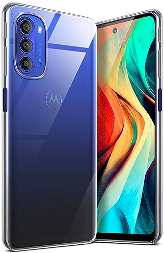 moex für Motorola Moto G51 5G Hülle Durchsichtig, Silikon Handyhülle Transparent, Clear Case Ultra Slim, Backcover Schutzhülle Dünn, Silikonhülle Minimalistisch, Aero Case, Klar