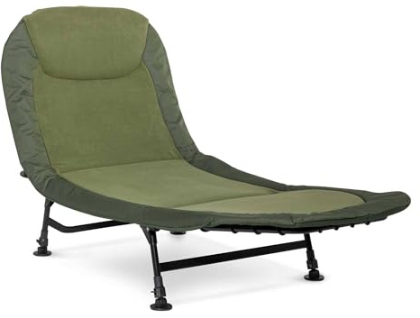 Dellonda Adjustable Bedchair with Fleece Mattress & Pillow - DL77
