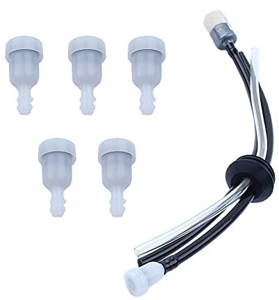 Gubeter Kit d'évent de réservoir d'œillets de Ligne de Carburant à 3 Trous, pour motoculteur Mantis pour pièce de Tondeuse à écho, 900103 90097