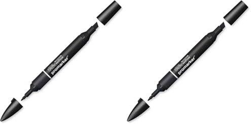 Winsor & Newton ProMarker - Black (Pack of 2)