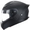 Motorradhelm Integralhelm Rollerhelm Fullface Helm - YEMA YM-850 Sturzhelm ECE mit für Damen Herren Erwachsene，Schwarz Matt-XL