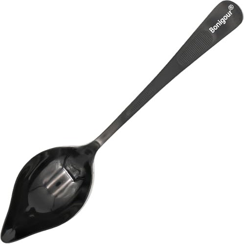 Bonigour 9 Saucier Spoon,18-8 Stainless Steel Culinary Plating Petite Spoon