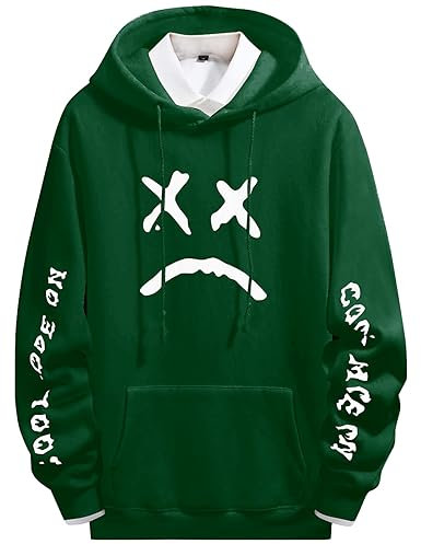 JJdocvanatic Felpa con Cappuccio Pullover Graphic Hoodie Cotone Maniche Lunghe Uomo