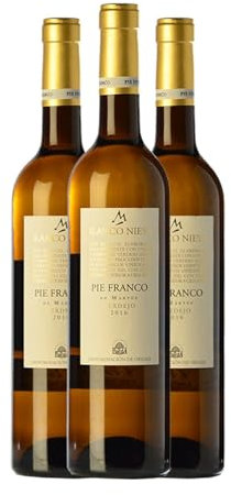 Nieva Pie Franco Verdejo Rueda 75 cl Vino blanco (Caja de 3 Botellas de 75 cl)