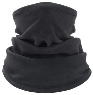 Damen Herren Winter Loop Schal Loopschal Schlauchschal Halsschal Halswaermer Multifunktionstuch Fleece Halswärmer Halstuch Winddicht Ski Maske Warmer für Outdoor Radsport Motorrad Laufen,Dunkelgrau,S