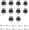 Lot de 10 Bouton Poussoir Camping Car, Bouton Poussoir Loquet en Métal, errure Loquet Porte Fermeture Placard Bouton Pour Camping Car Caravane Yacht, Épaisseur : 15 à 27 mm