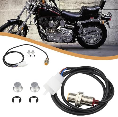 Motorrad-Tacho-Sensorkabel, MoreChioce 2 Magnet Kilometerzähler Sensorkabel Tachokabel für Kilometerzähler Digitaler Motorrad-Tachometer Drehzahlmesser