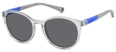 POLAROID KIDS Jungen PLD 8059/S Sonnenbrille, grau, 47
