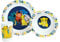 Fun House | Ensemble Repas Enfant Le Roi Lion | Simba Nala Timon Pumbaa | Assiette Ø22 Cm Assiette creuse Ø16 Cm Verre 220 Ml | Licence Officielle Disney | Vaisselle+Micro-Ondable | Idée Cadeau