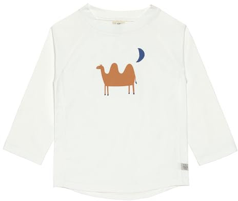 LÄSSIG Splash & Fun Schwimmshirt Badeshirt Rashguard Langarm mit UV-Schutz (DE/NL/SE/PL, Numerisch, 92, Camel Nature)