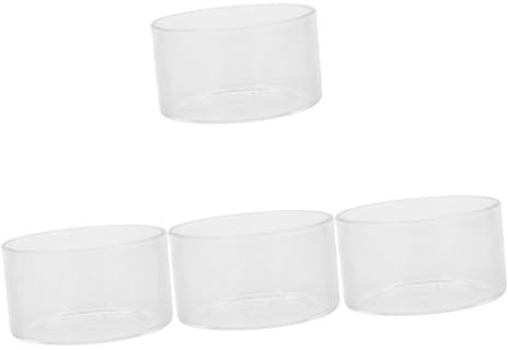 YARNOW 4stücke Landschaftsökologie Flasche Hochtransparentes Terrarium Für Pflanzen Moss Und Blumen Dekoration Für Tisch Garten Und Büro Durchmesser