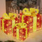 FAMKEEP 3 Stück Led Geschenkboxen Weihnachten, Beleuchtete Geschenke, Geschenkboxen Led Weihnachten Eisengießen, Batteriebetrieb, Led Weihnachtsdeko Innen Mit Lichterkette Warm Weiß Beleuchtet