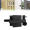 Garden Door Latch, Black Aluminum Wooden Fence Latch, Double Sided Gate Latch Self Locking, Auto Door Latches Easy To Open And Close(Black)