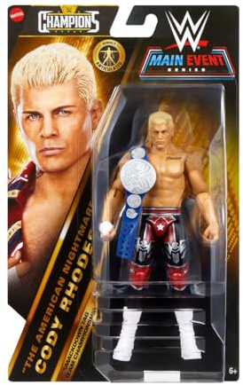 WWE Champions 2025 Wave 4 Cody Rhodes Main Event Actionfigur