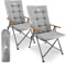 Voyager Luxury Camping Chair 2 Pack, 150kg Load Capacity, Portable &Comfortable –Stable Folding Chair with Innovative Design, Easy Setup & Storage –Durable, for Outdoor & Travel