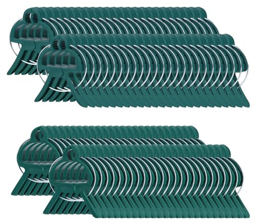 100 Stück Pflanzenclips Groß L & M Set, Pflanzklammern für Kletterpflanzen Tomatenclips Pflanzen Rankhilfe Tomaten Clips Blumenklammern Klammern Befestigen für Pflanzen Garten