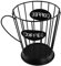 Gosera Coffee Pods Holder Coffee Capsules Storage Basket Kitchen Counter Storage Holders for Espresso Capsules (Small) -Black