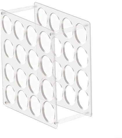 Acryl-Rollen-Organizer, abnehmbarer Geschenkpapier-Aufbewahrung, Ständer für Bastelarbeiten, Vinylverpackungen, Malerei, Aufbewahrung (16 Löcher)