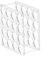 Acryl-Rollen-Organizer, abnehmbarer Geschenkpapier-Aufbewahrung, Ständer für Bastelarbeiten, Vinylverpackungen, Malerei, Aufbewahrung (16 Löcher)