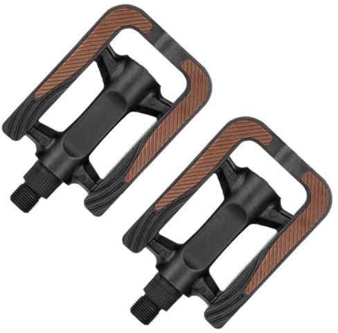 BEBEMOKO Fahrradpedale Mountainbike Plattformpedale mit Anti rutsch belag und Reflektierendem Design Abgedichtete Lager für Vielseitige Bikes Wie Mountainbike Rennrad City Crossbike
