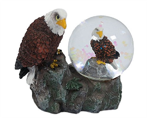 PIA International Glitzerkugel Weißkopfseeadler Schneekugel Tier Tiere Vogel Vögel Schneekugeln Adler