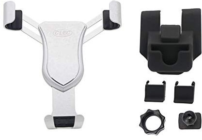 HIGH FLYING für C Klasse W205 / GLC X253 2015-2018 (Nur für 7 Navigationssystem) Auto Lüftung Autohalterung Handyhalterung (Silber)