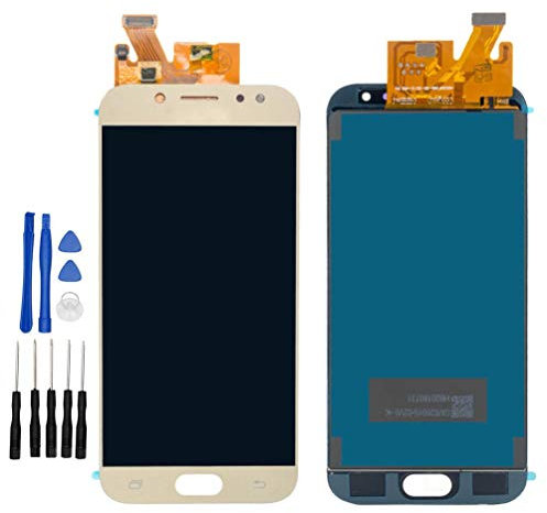 ixuan for Samsung Galaxy J5 2017 J530 5.2 J530F/DS LCD Display Touch Screen Digitizer Assembly Replacement Repair Part (Golden)