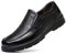 Levoberg - Zapato de cocina para hombre de piel, antideslizante, ligero, Negro (Negro ), 40 EU