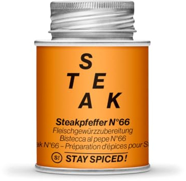 STAY SPICED! Steakpfeffer N°66 | Premium BBQ Pfeffergewürz, 70 g