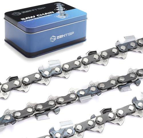 ZENTOP 20 Inch Chainsaw Chain 3 Pack - .063 Gauge, 325 Pitch 81 Drive Link Fits STIHL MS 271, MS 280, MS 280 C-BQ, MS 280 CQS, MS 290, MS 291, MS 291 C-BEQ, MS 310 and More