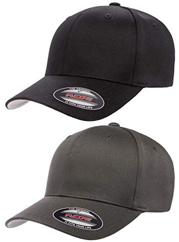 Flexfit Herren Athletic Baseball Fitted Cap - Schwarz - XX-Large