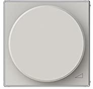 Tapa con botón regulador giratorio Serie Sky de Niessen - Duna