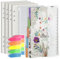 A6 Planer Einlage, Papiermine für 6 Ring Binder Notizbuch, Harphia, gepunktet, Linie, Raster, leer für 80 Blatt / 160 Seiten / 100 GSM Stärke/mit Geschenken (A6 3,58 x 6,77'')