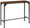 TecTake® Mesa Comedor con Diseño Industrial Delgado, Pies Ajustables, Mesa Madera Comedor, Muebles de Cocina, Muebles de Salon - 120 x 40 x 100,5 cm Madera Industrial Oscura, Rústica