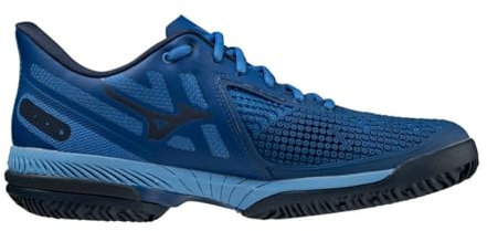 Mizuno Wave Exceed Tour 5 CC, Herren-Tennisschuhe, Trueblue/White/DressBlues, 44.5 EU, Trueblue White Dressblues, 44.5 EU