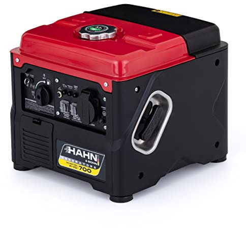 Benzin Stromerzeuger 700W/230V – Leiser Inverter-Stromerzeuger, Mobiler Generator für Camping, Notstromaggregat für Haus & Outdoor, 95 dB/A