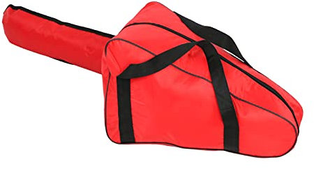 Kettensägenkoffer, Transporttasche Kettensägentasche, Tragetasche, Tragbarer Schutz, Wasserdichter Halter, Tragetasche, Kettensägenzubehör, Passend für Holzfäller-Kettensägen-Aufbewahrungstasche (Rot)